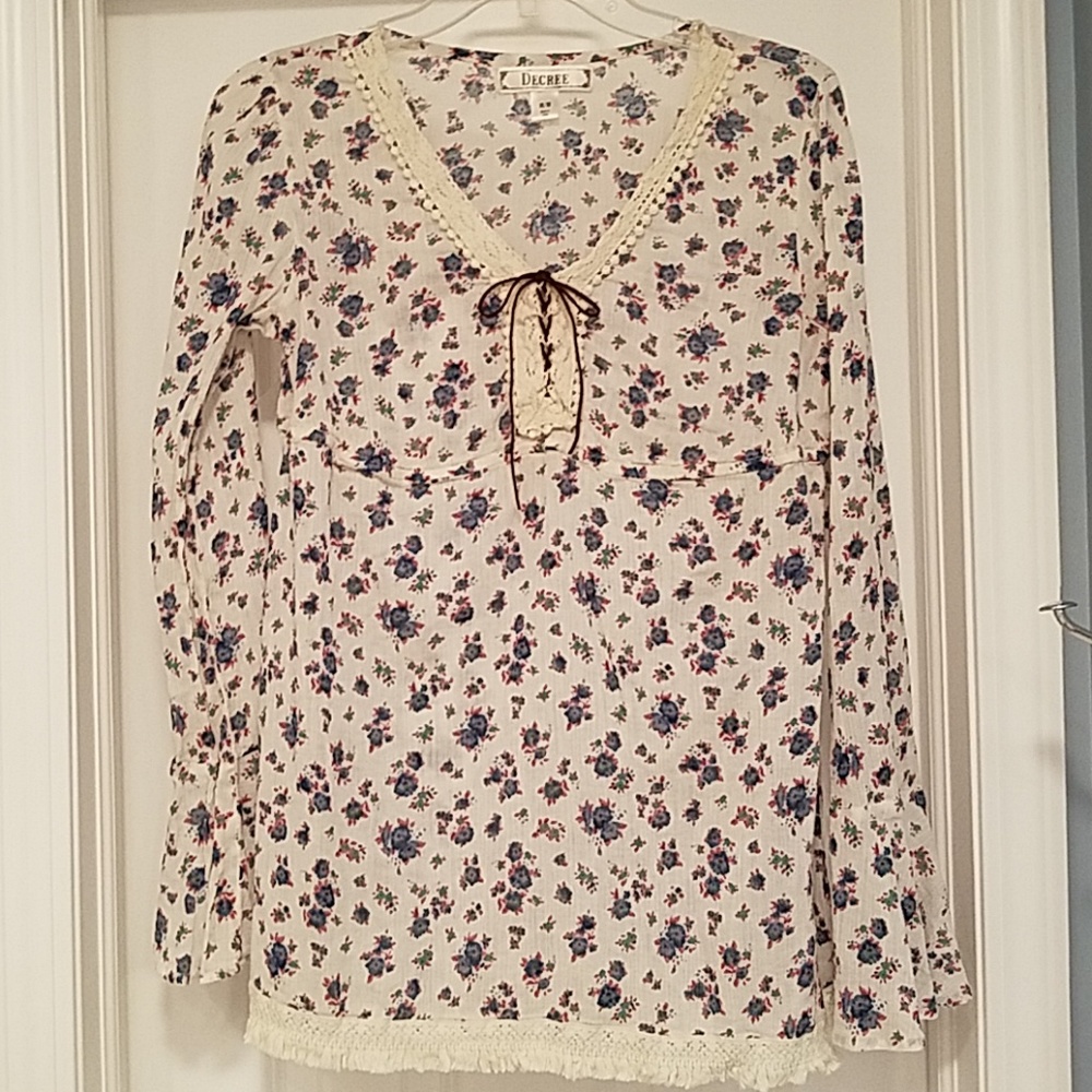 Boho floral top